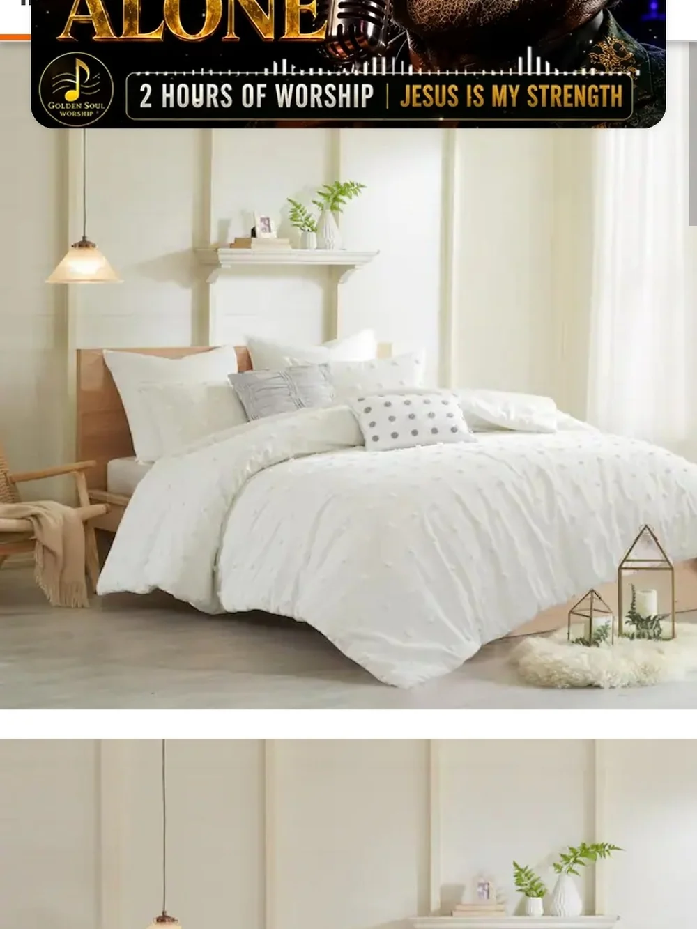 Urban Habitat White Tufted Comforter Set - Classic White